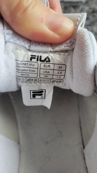Tennis fila tamanho 34