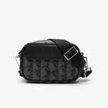 Сумка Lacoste Monogram Reporter Bag Black/Gray