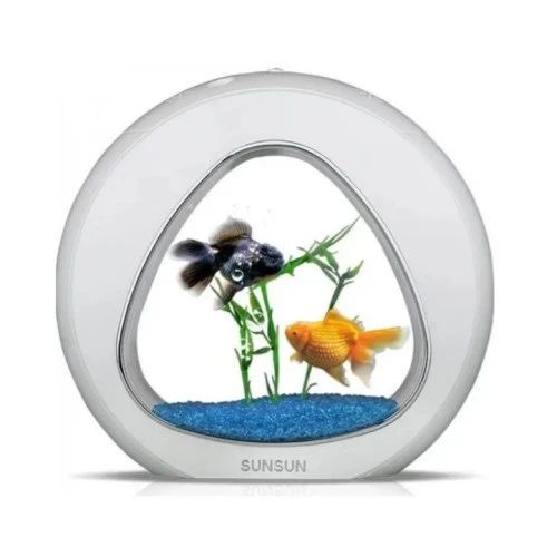 Акваріум SunSun білий 6л 34х16х32 см YA-02