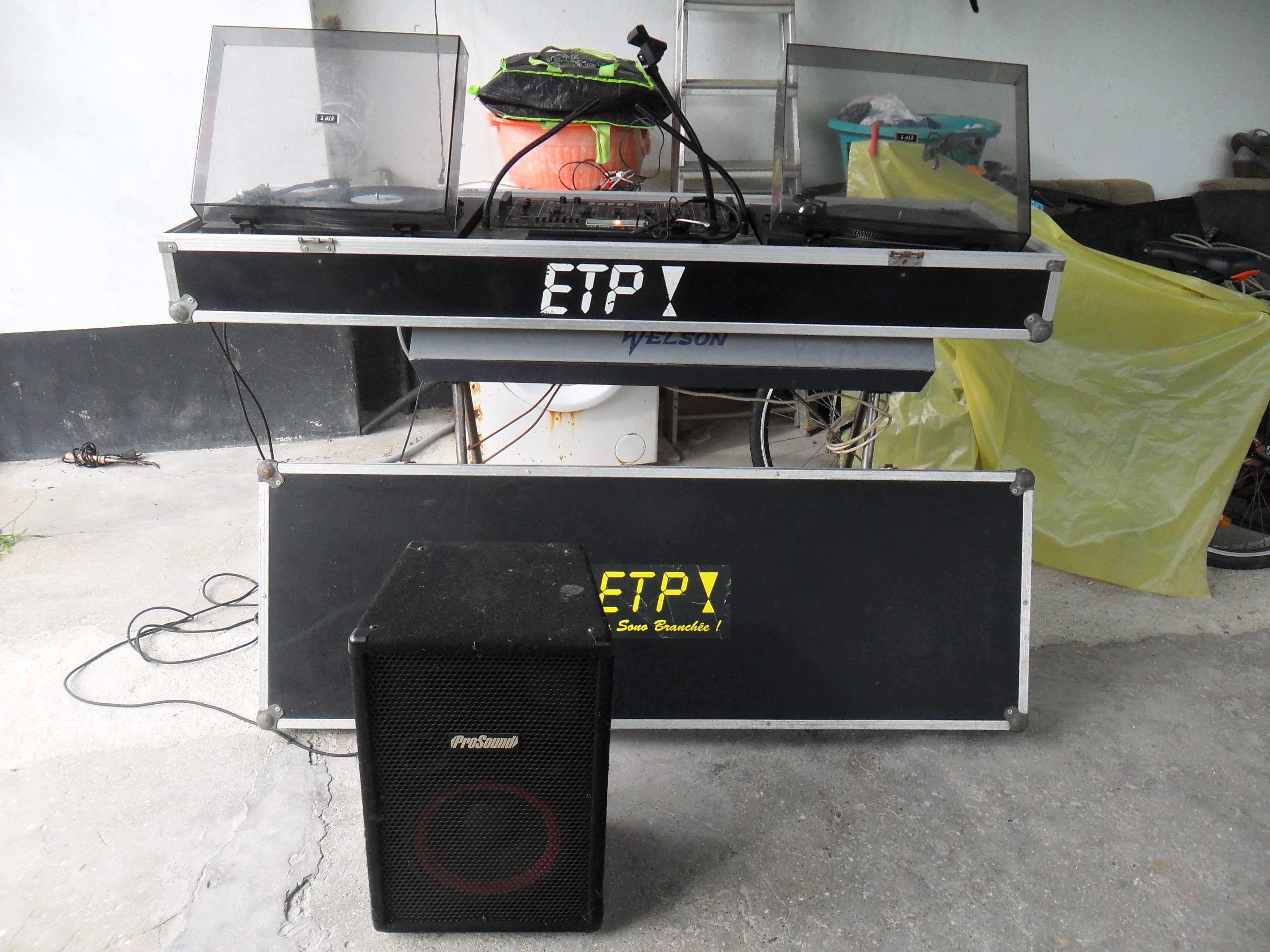 set completo com case para dj