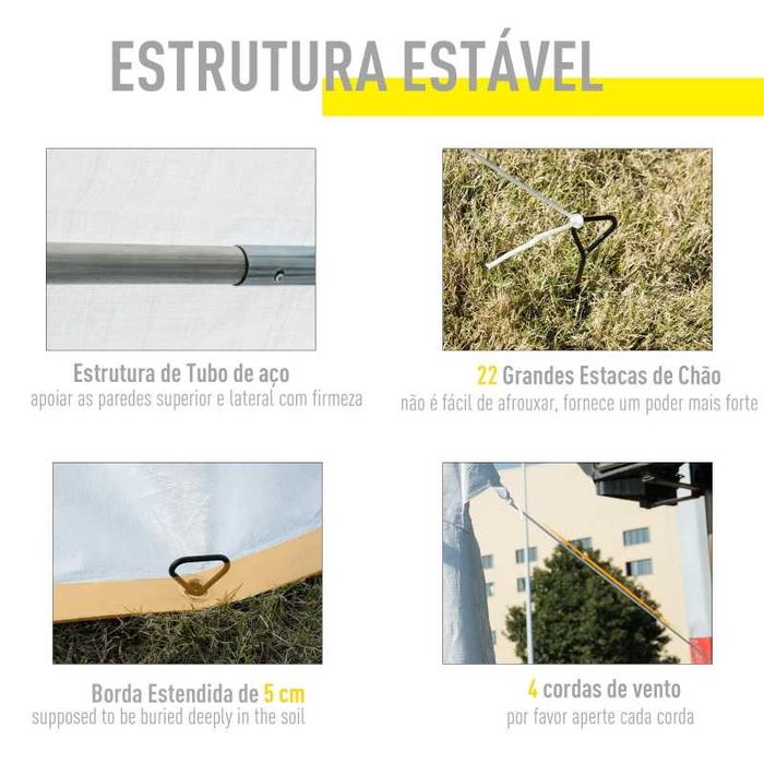 Tenda para Festas 8x4m