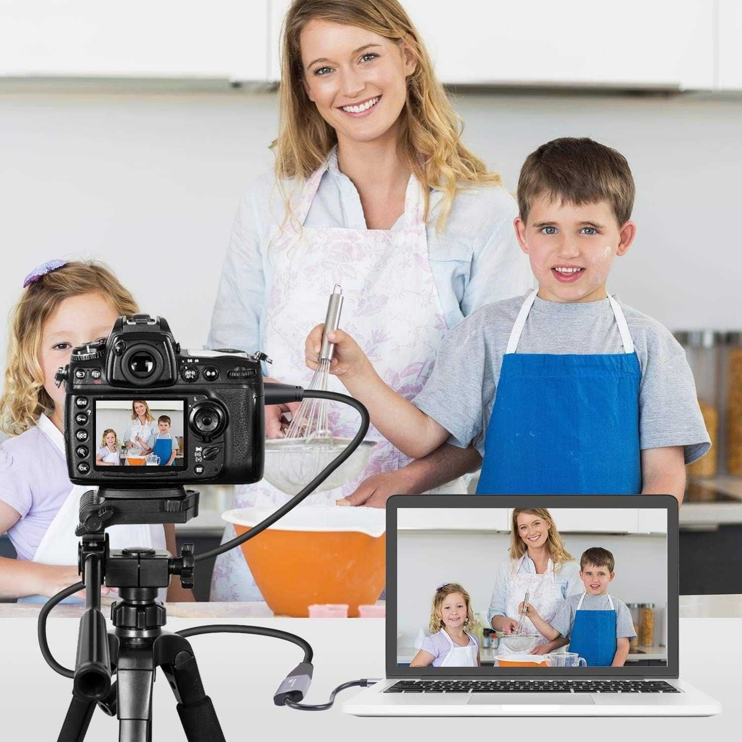 Adapter HDMI Do USB przechwytywanie wideo, 4K Video Audio Streaming