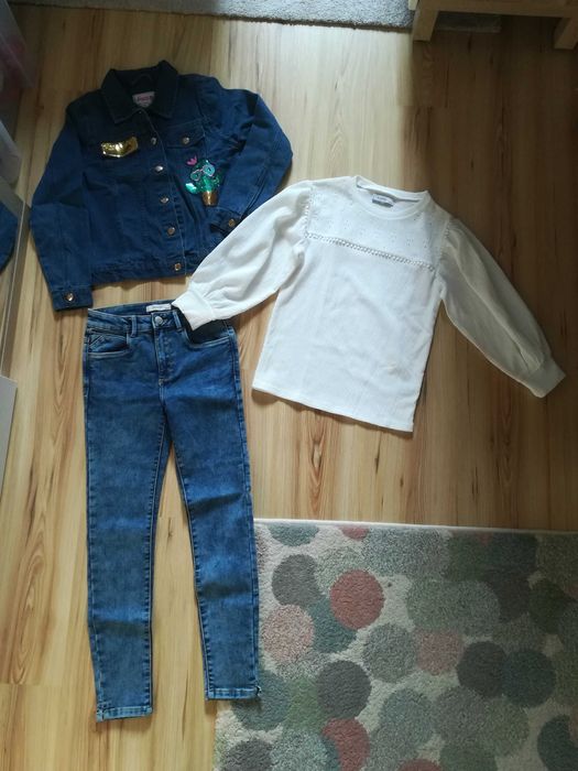 Zestaw ubrań x 3_146 (10-11 lat) nowe spodnie