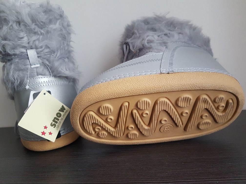 Buty dziecięce śniegowce kozaki SNOW FUN size 33
