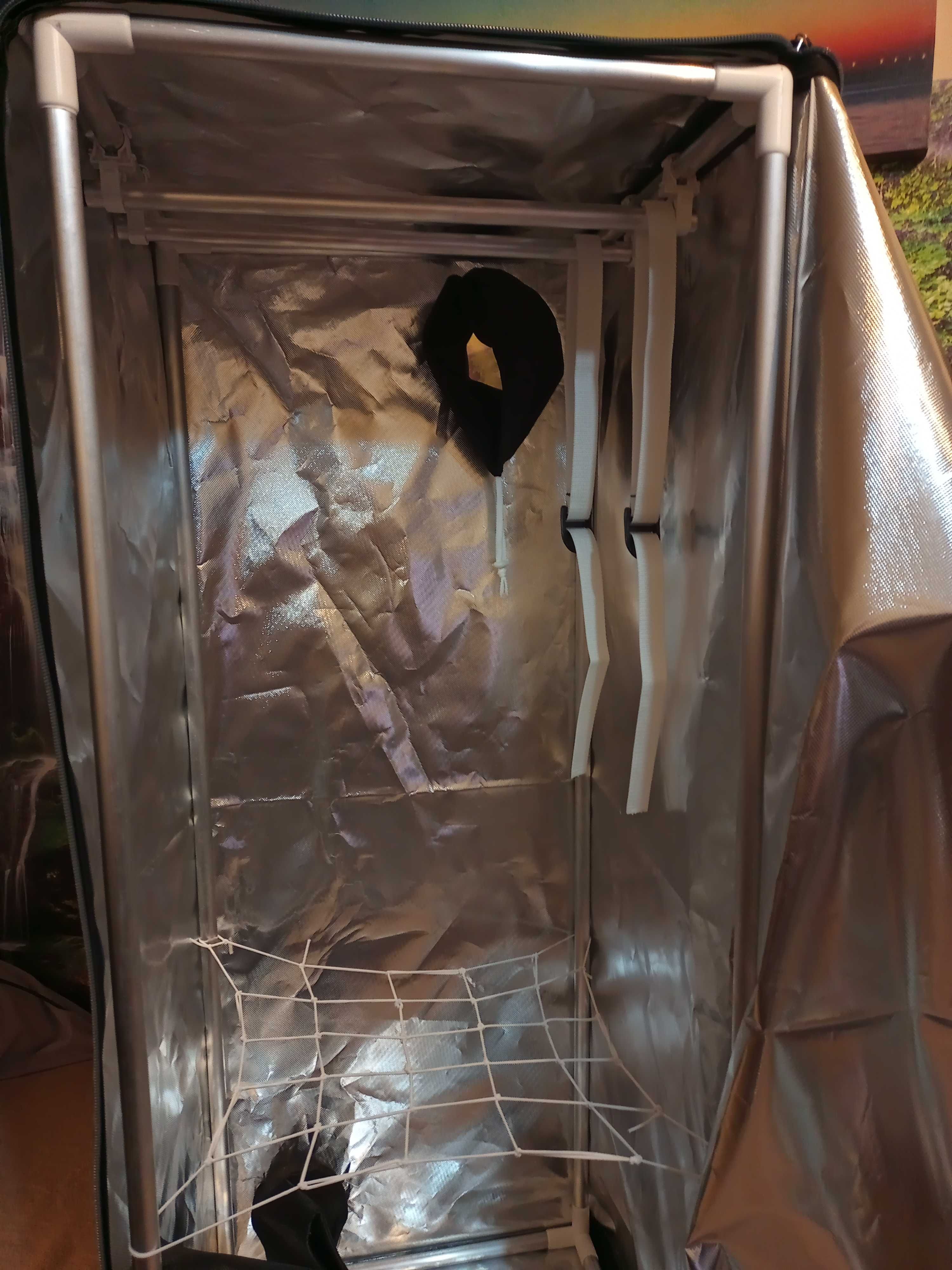 Growbox 50x50x120 mylar tytoń zioła led hps cbd thc szklarnia foliak