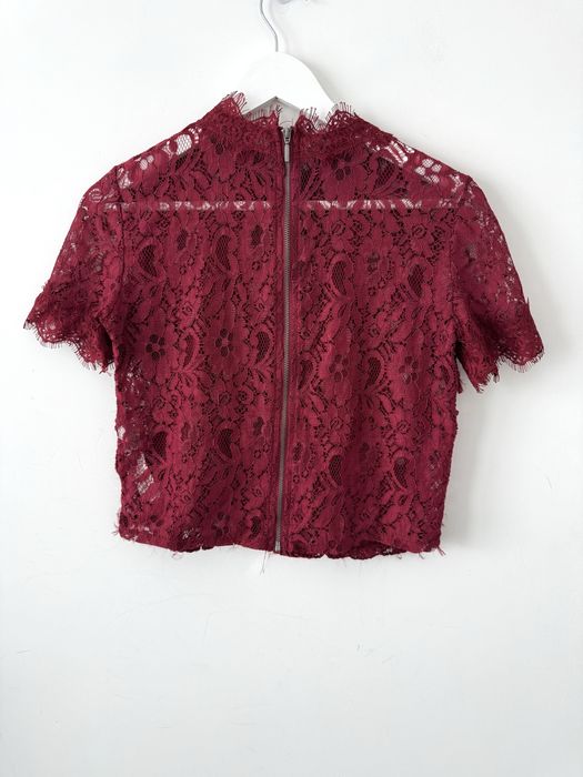 ZARA koronkowy top