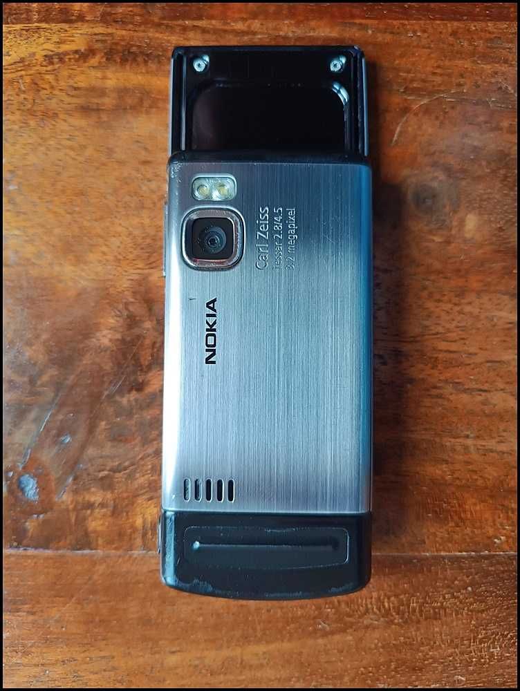 Telefon NOKIA 6500 slide srebrny zestaw uszkodzony - Okazja!