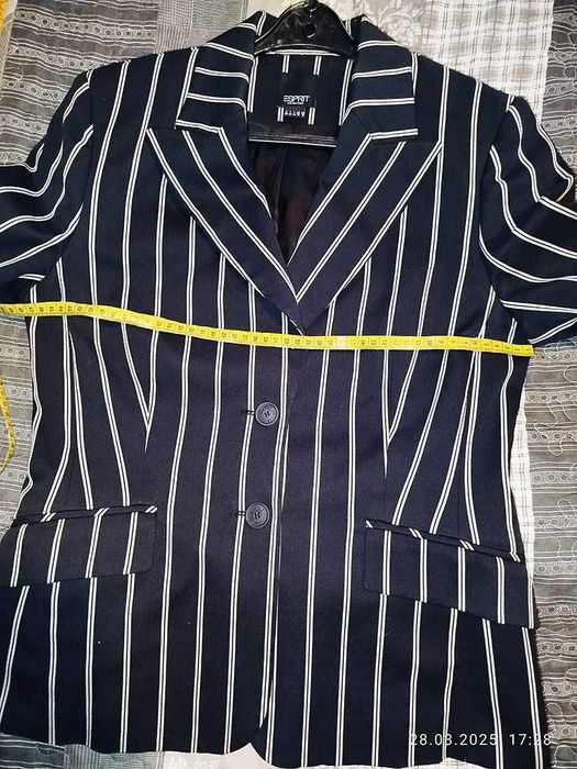 Marynarka Esprit,rozm 40.czarna w paski