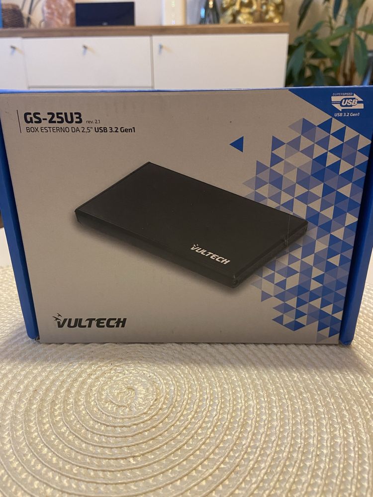 Vultech Box Zewnętrzna 2,5 HDD SATA USB 3.0 - Aluminium