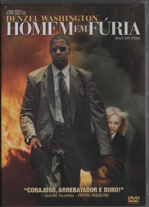 Dvd Homem Em Fúria - suspense - Denzel Washington/Mickey Rourke-extras
