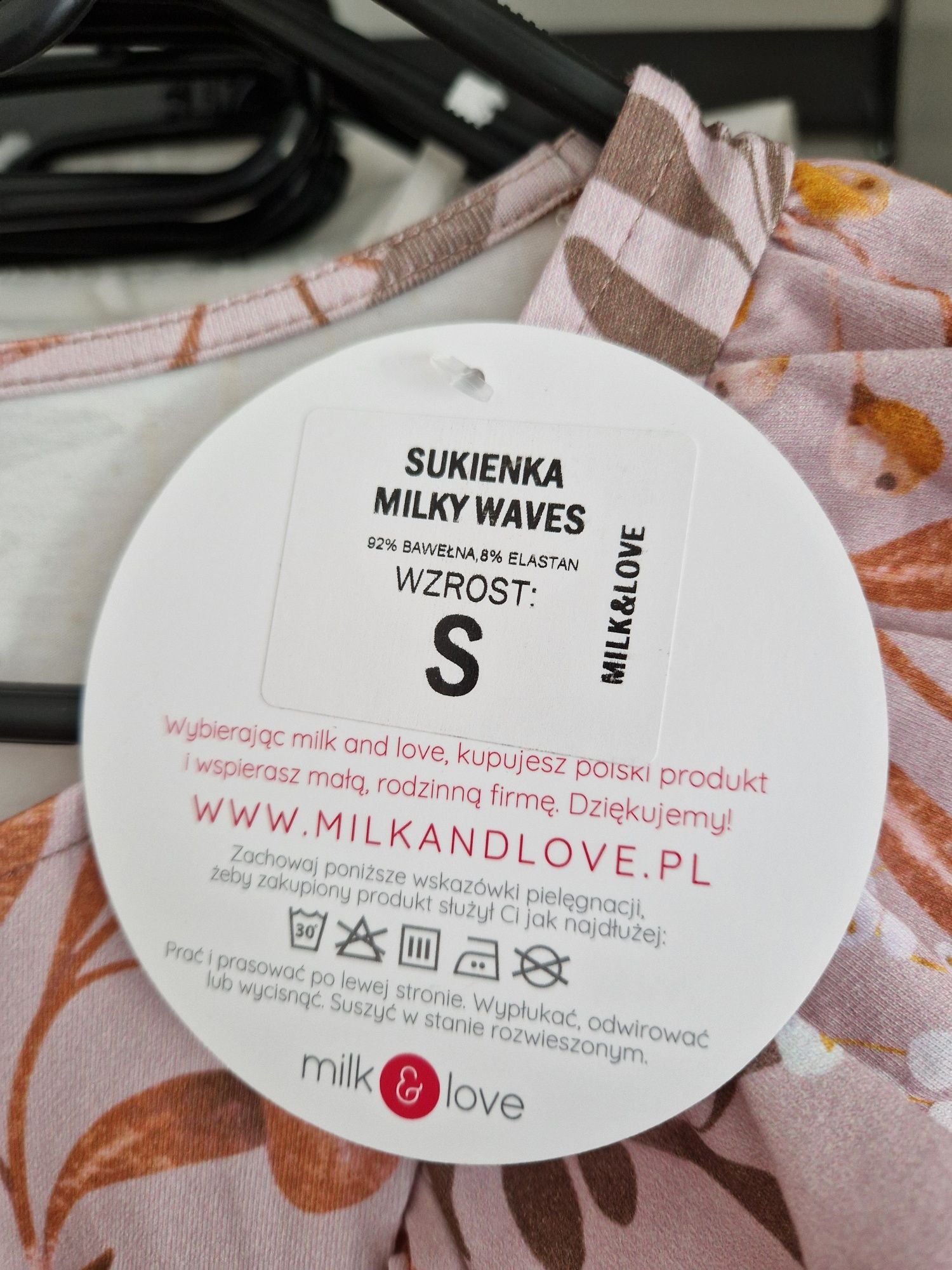 Sukienka do karmienia Milky&Love rozmiar S