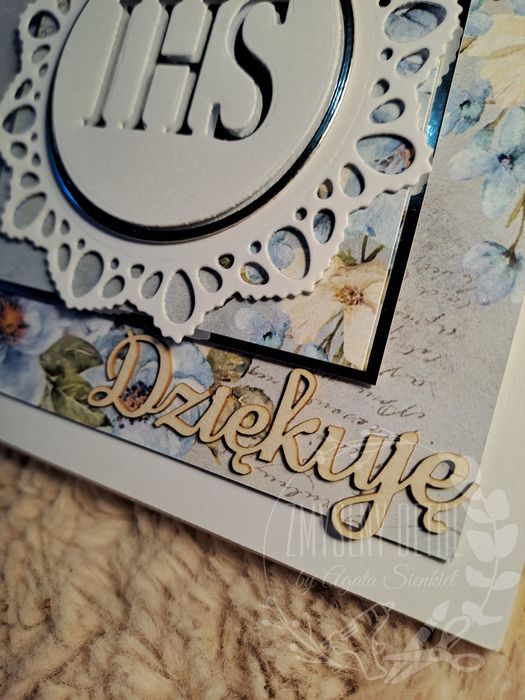 Pudełko podziękowanie dla chrzestnych/dziadków