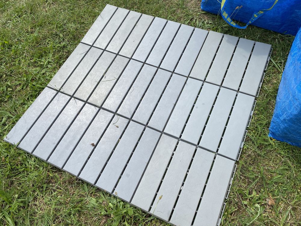 Plytki tarasowe balkonowr Ikea Runnea 59 szt + kawalki (5,3 m2)