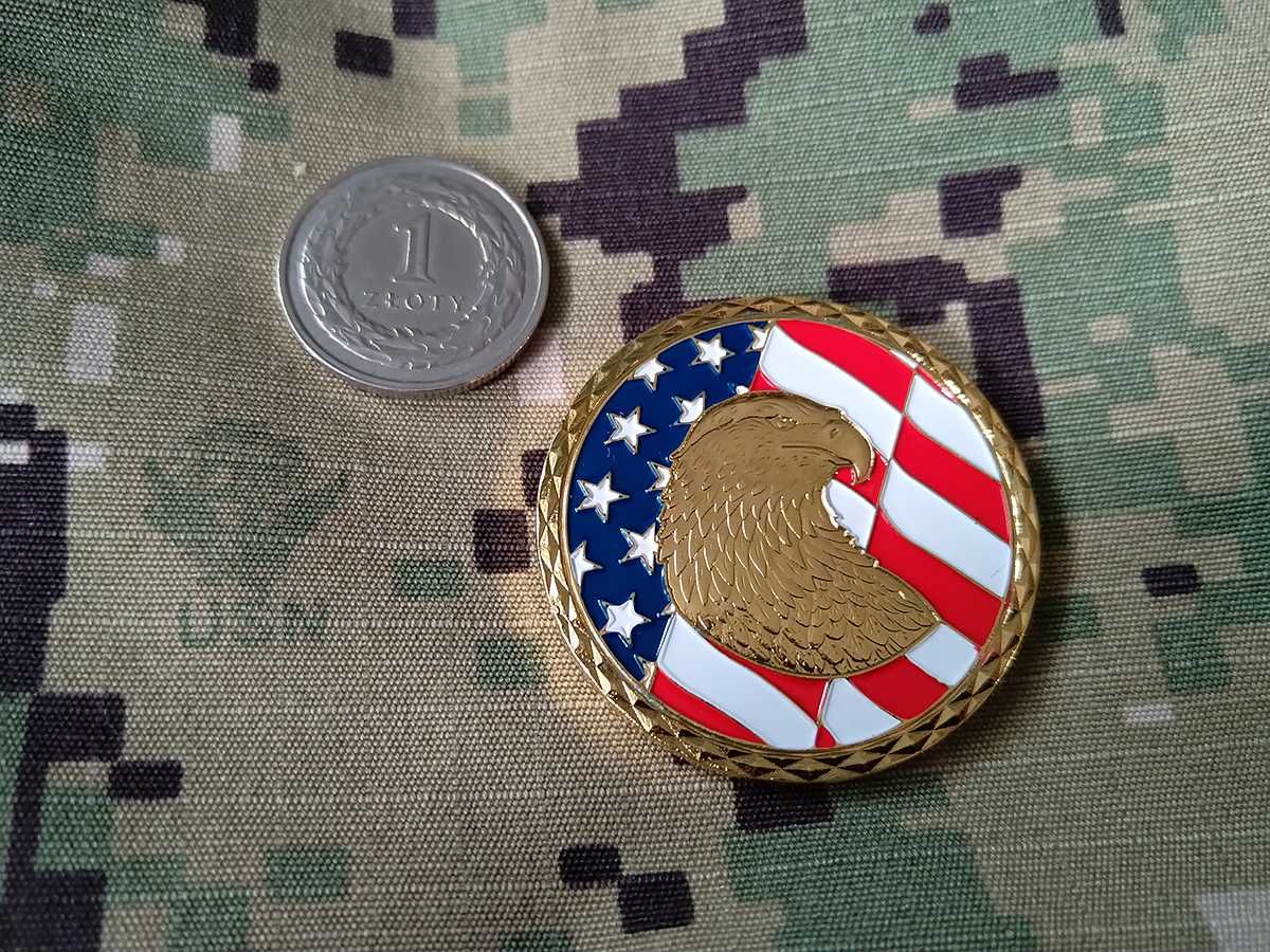 Challenge coin Straż Przybrzeżna USA weteran US Coast Guard