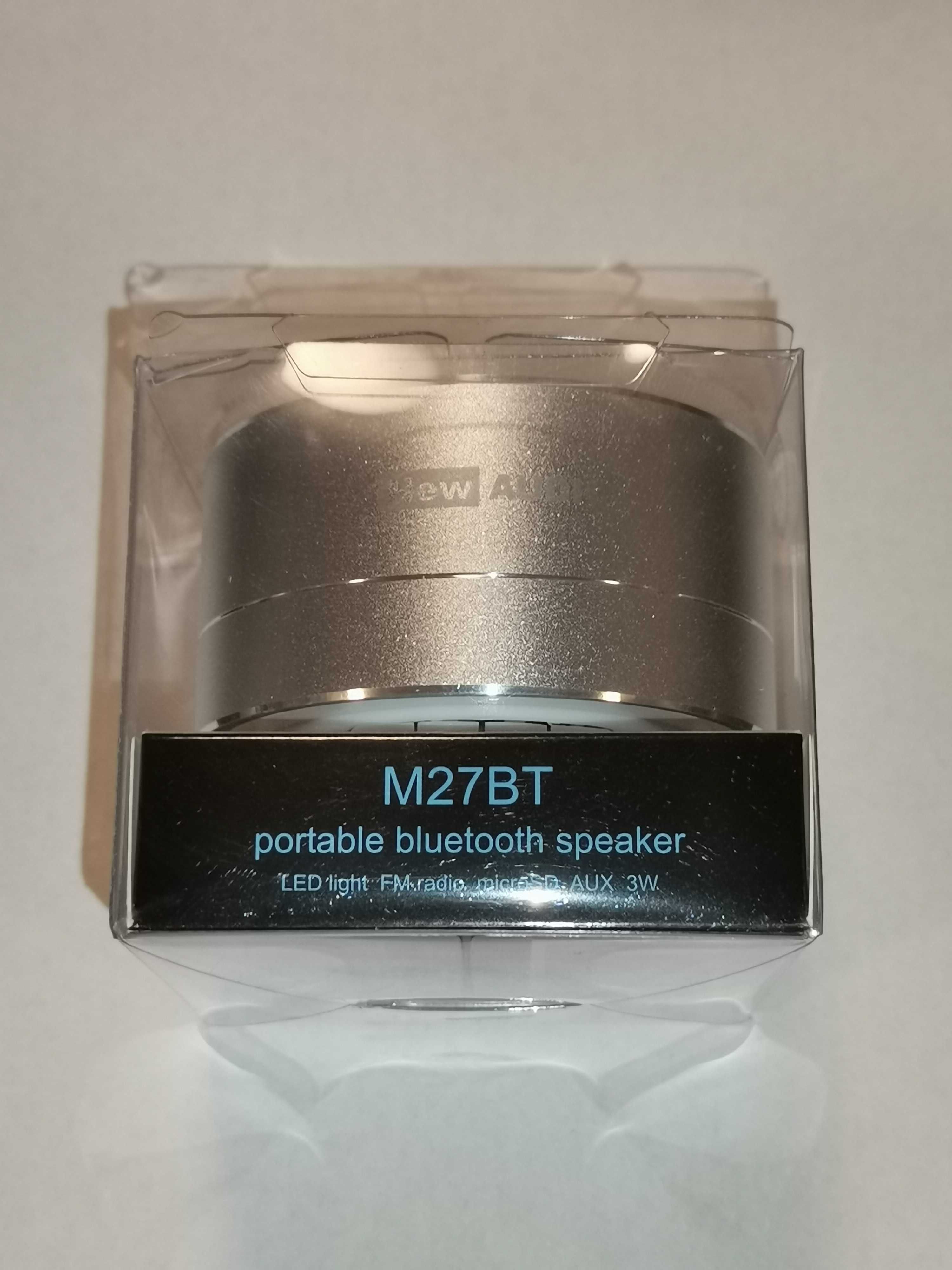 Głośnik przenośny Bluetooth - M27BT SILVER New Audio