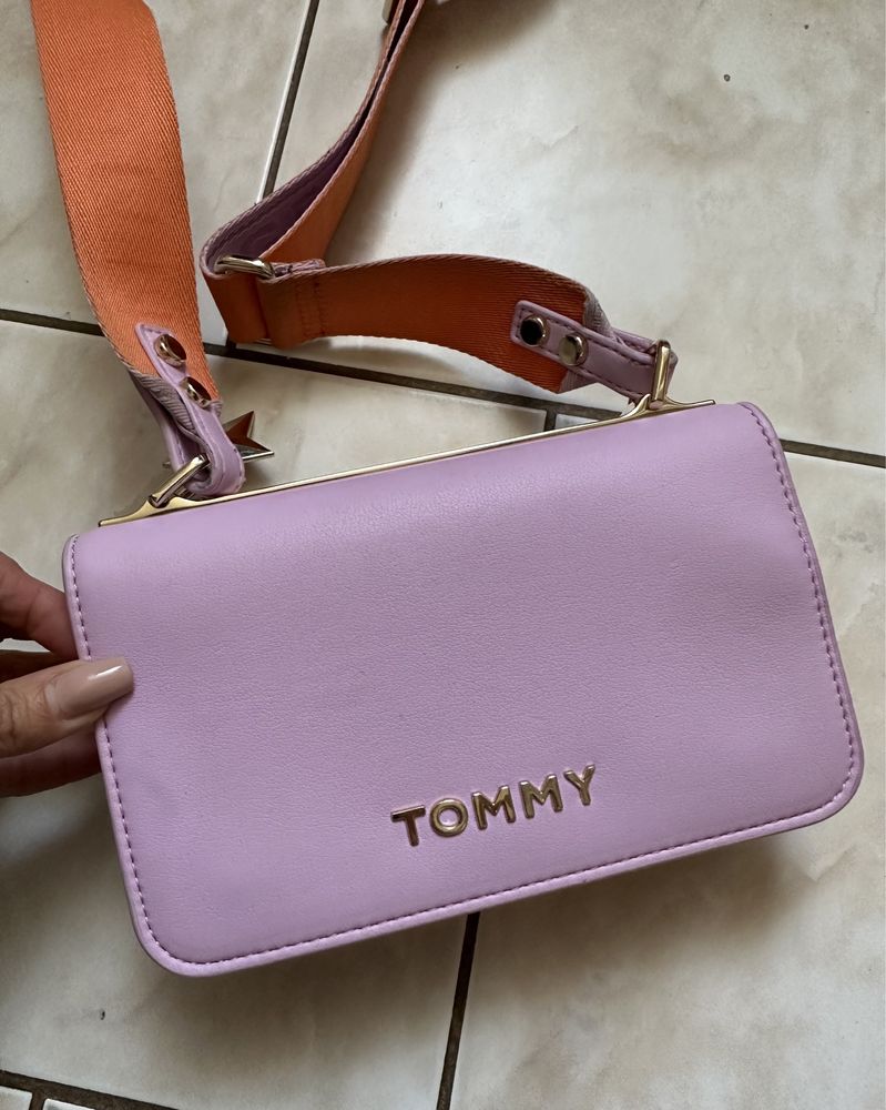 Tommy hilfiger różowa torebka Liu jo