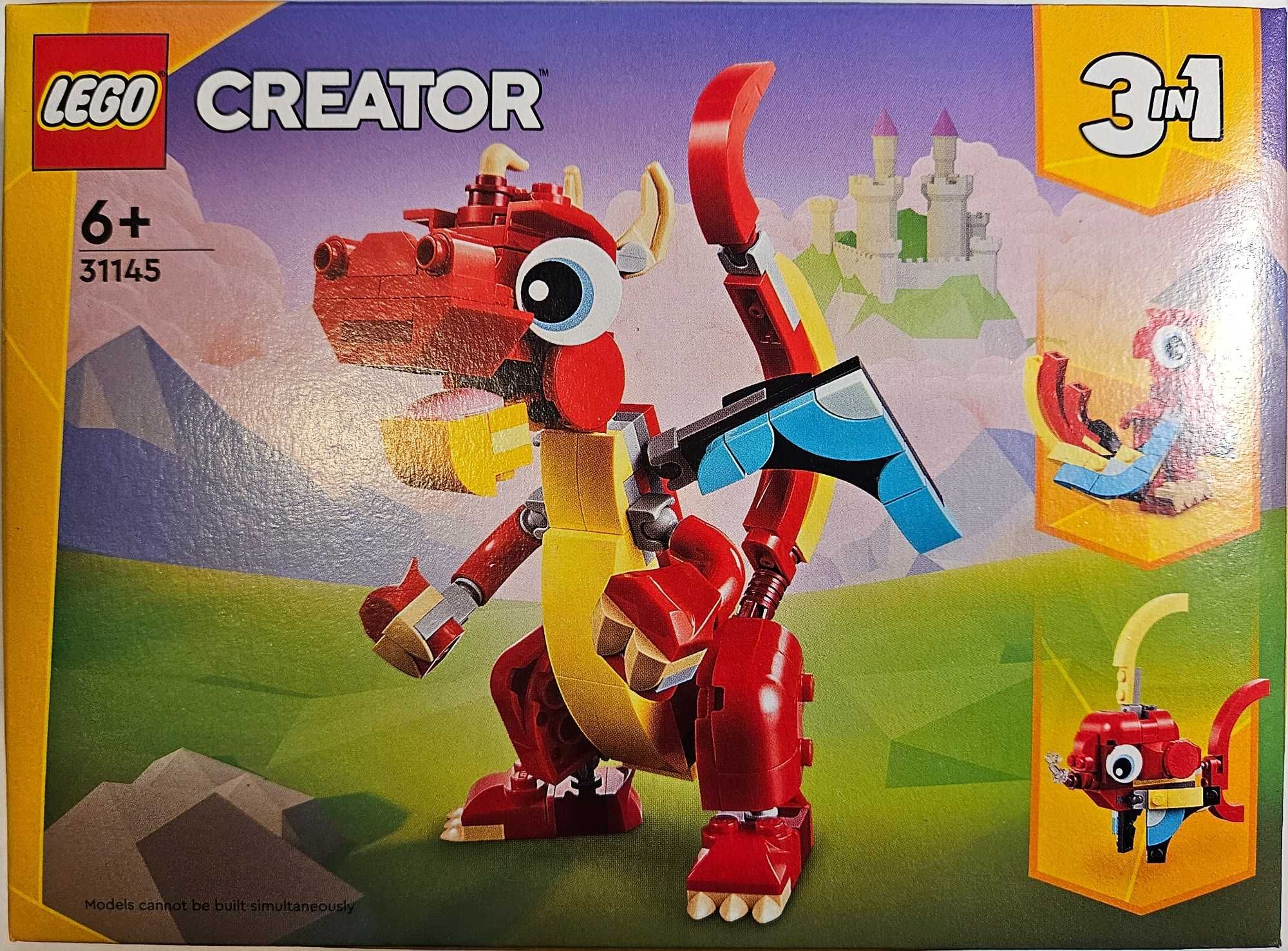 LEGO Creator, Czerwony smok, numer zestawu 31145