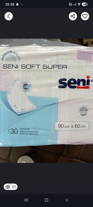 Podkłady Seni 90x60