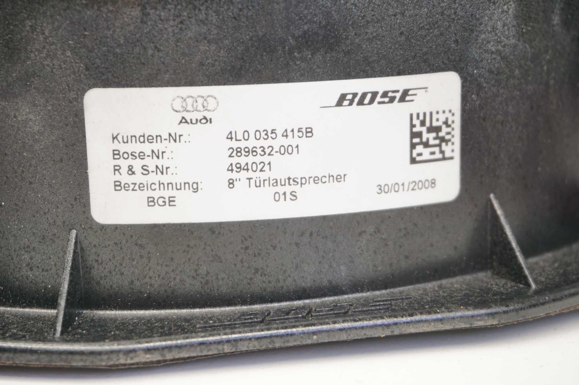 Bose Wzmacniacz Audi TT RS 8J subwoofer głosniki komplet **