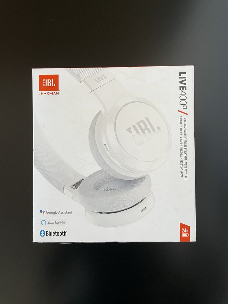 Słuchawki bezprzewodowe JBL Live 400BT nauszne