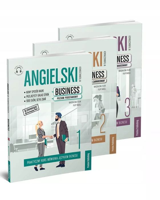 Angielski w tłumaczeniach. Business, części 1-3. Preston Publishing
