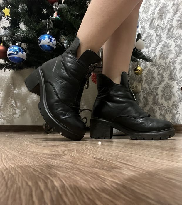 Зимове взуття на не високому каблуку