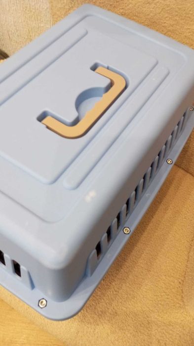 Box transporte de animais Azul