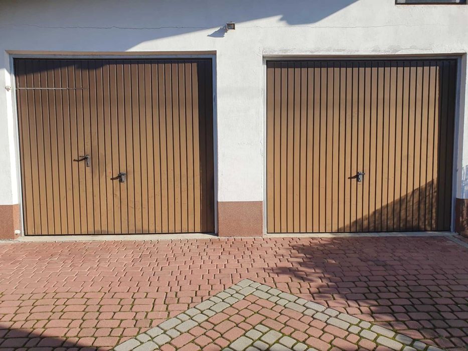 Brama garażowa, drzwi garażowe - używana + furtka Wiśniowski