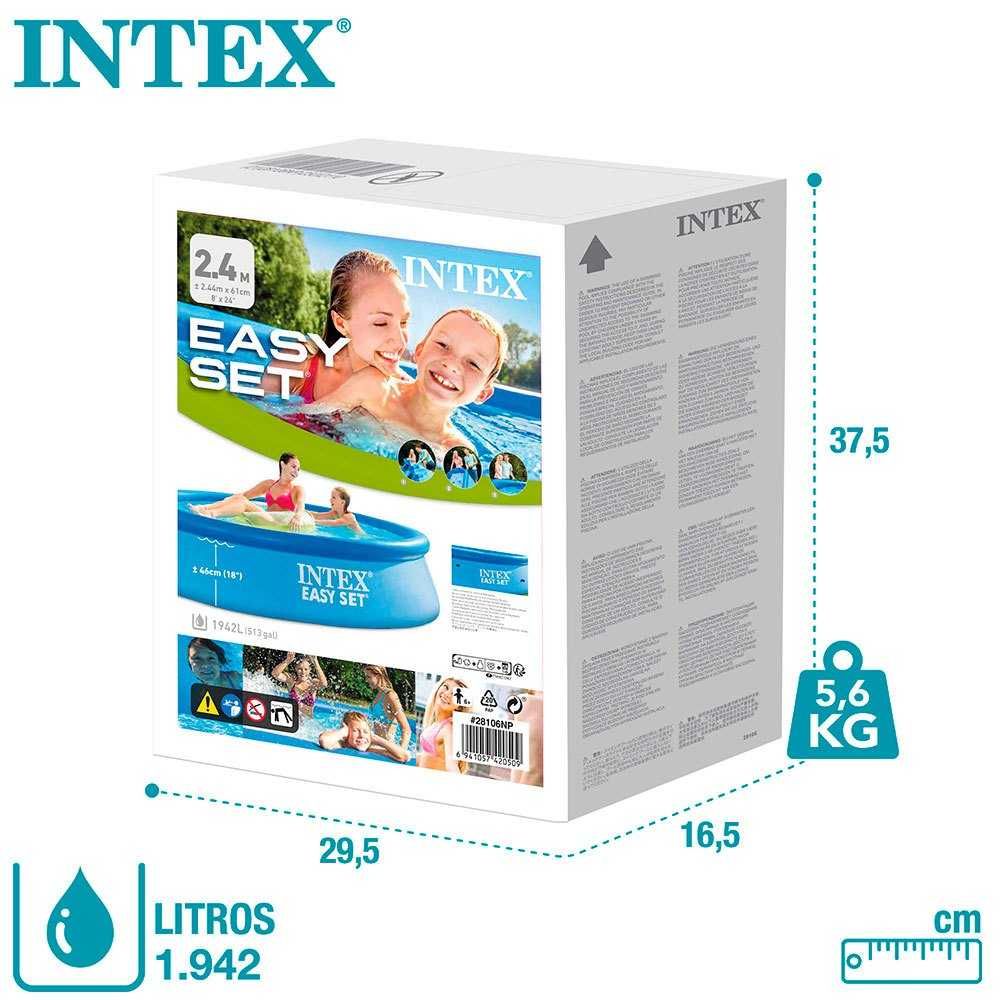 Piscina insuflável Intex - 2,4m de diâmetro