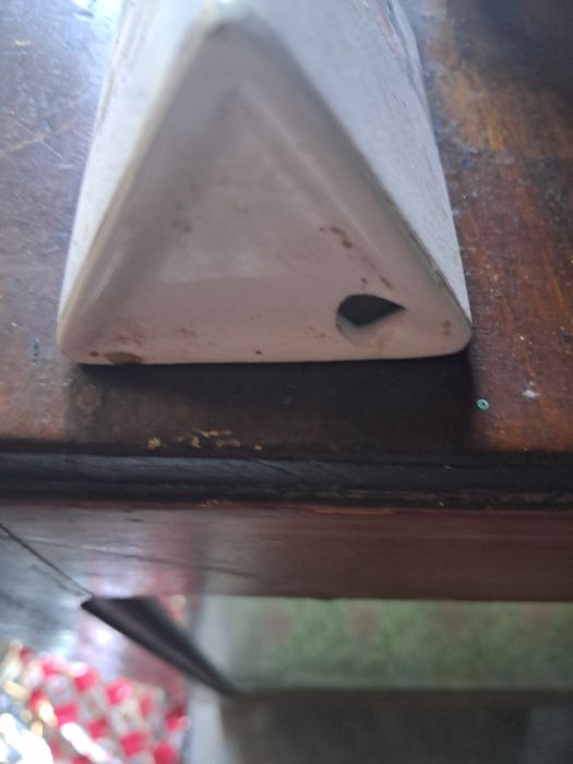 Paliteiro em ceramica antigo