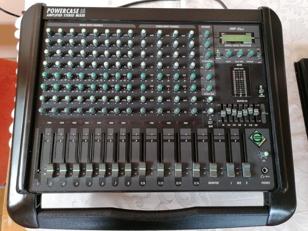 PowerCase 16 Amplified Stereo Mixer