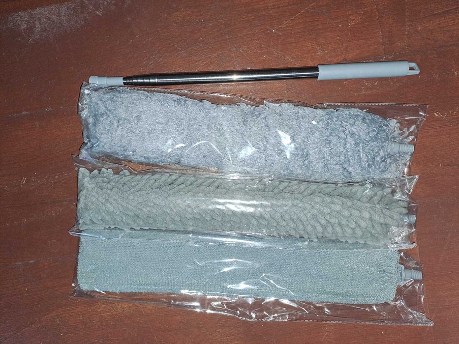 Zestaw do sprzątania z kijkiem teleskopowym i 3 końcówkami. NOWE