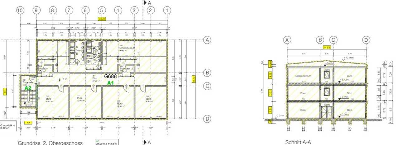Kontener biurowy usługowy socjalny biurowiec 63 moduły budynek modułow