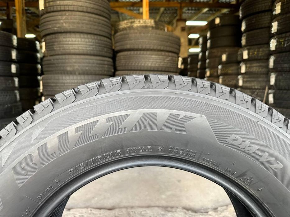 215/70 r16 bridgestone blizzak dm-v2 8mm шини бу зима