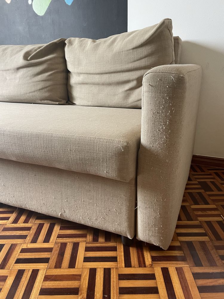 Sofá cama ikea bege