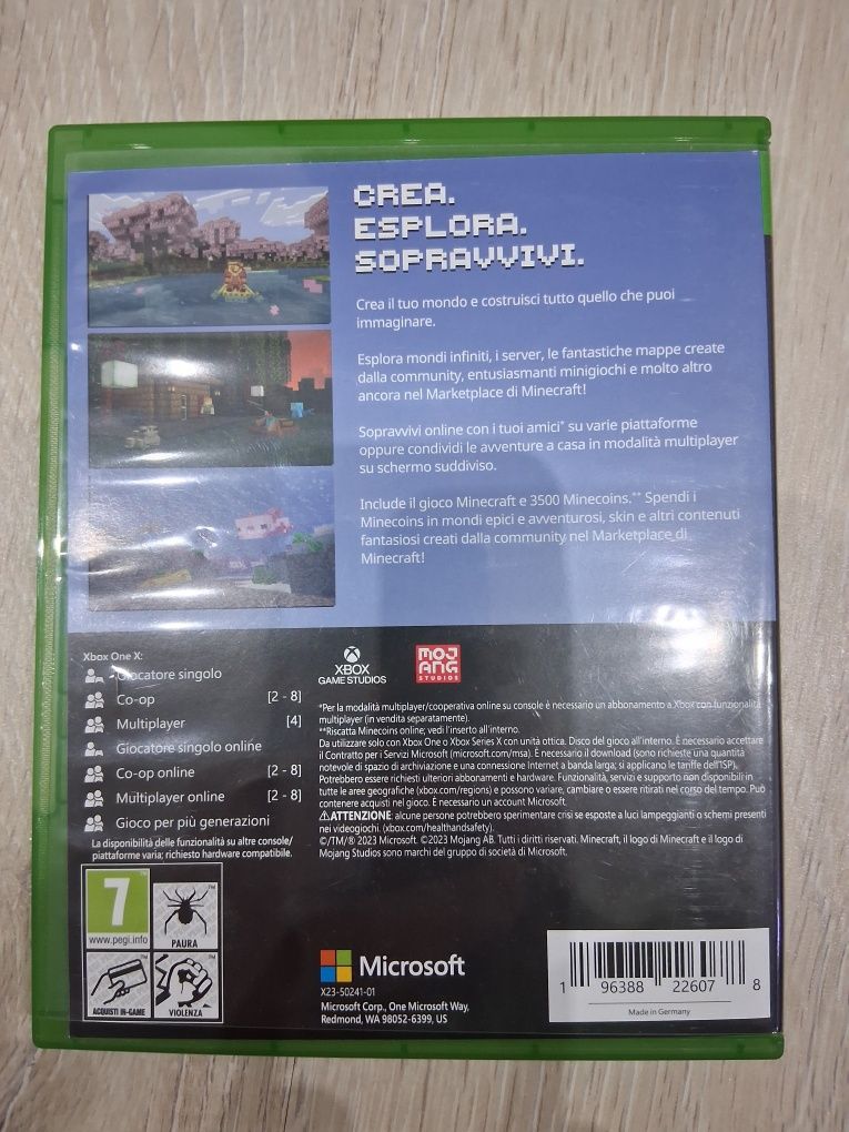 Minecraft xbox one, series x