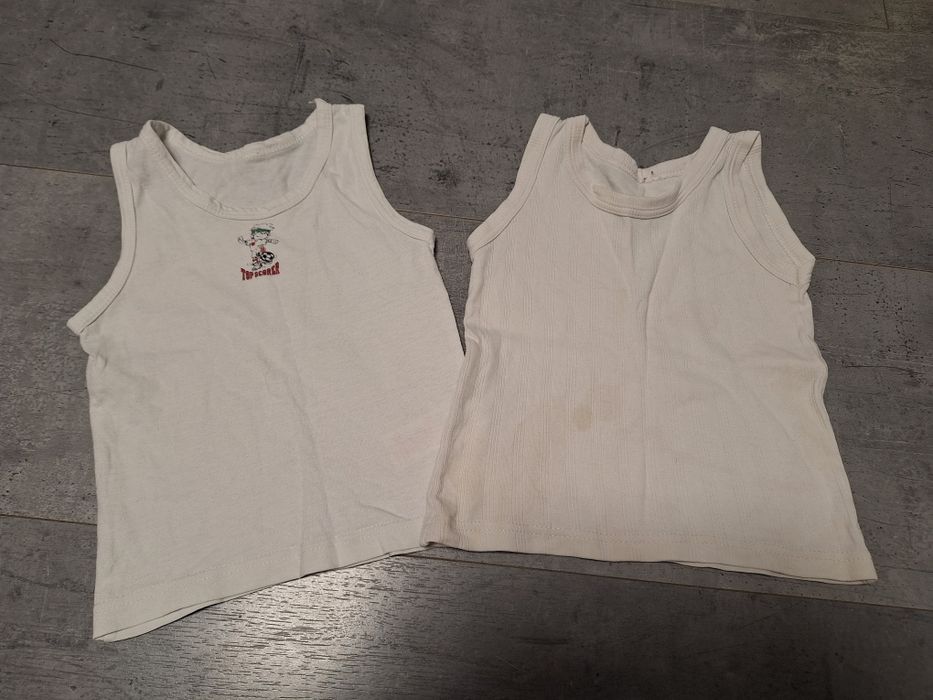 2 podkoszulki dziecięce rozm. 86 cm