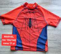 Koszulka kąpielowa Spiderman Marvel strój kostium 134