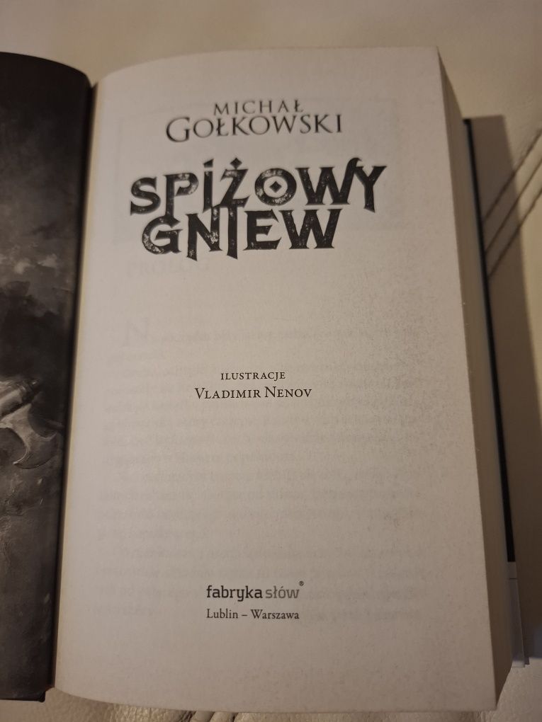 "Spiżowy Gniew" Michał Gołkowski