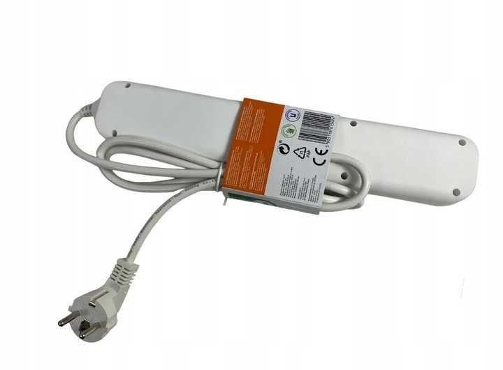 Przedłużacz z zasilaczem USB Hykker 1,5 m 5 gniazd z uziemieniem