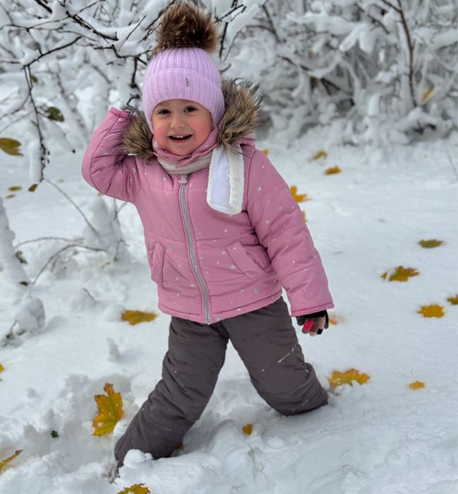 Зимова шапка для дівчинки 48-50 см Elf-kids