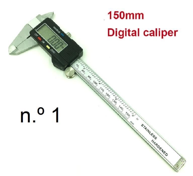 paquímetro digital ou analógico de alta qualidade e precisão.