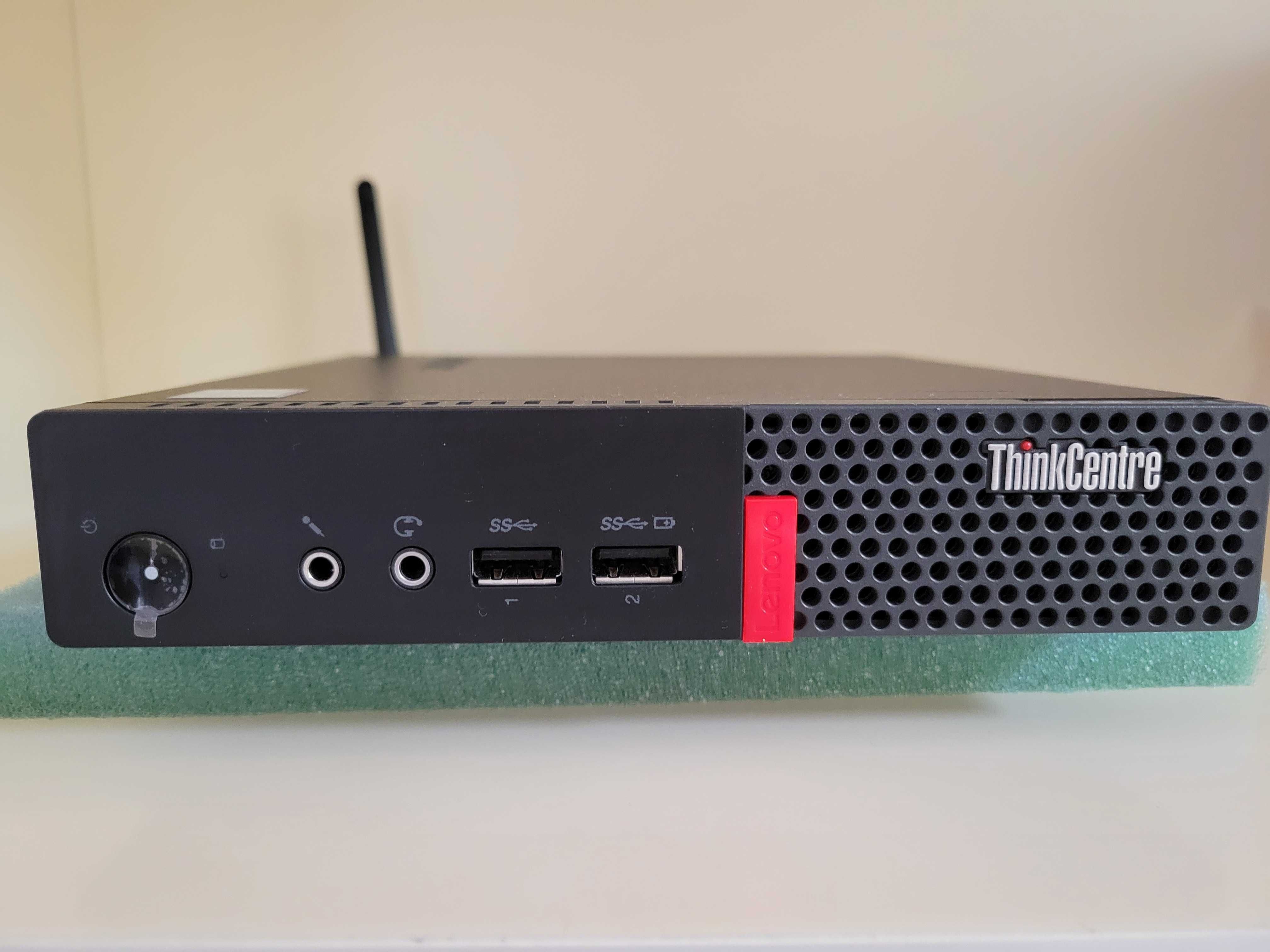 Lenovo ThinkСentre M710q Tiny WiFi 8GB/256GB SSD Core i3-7100T неттоп