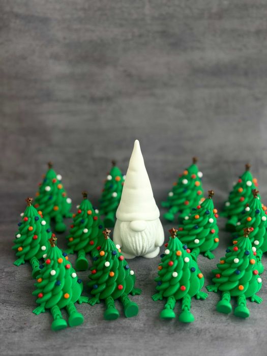 Новорічний сувенір “ Ялинка Ждун ” — 3D фігурка, Декор, Подарунок