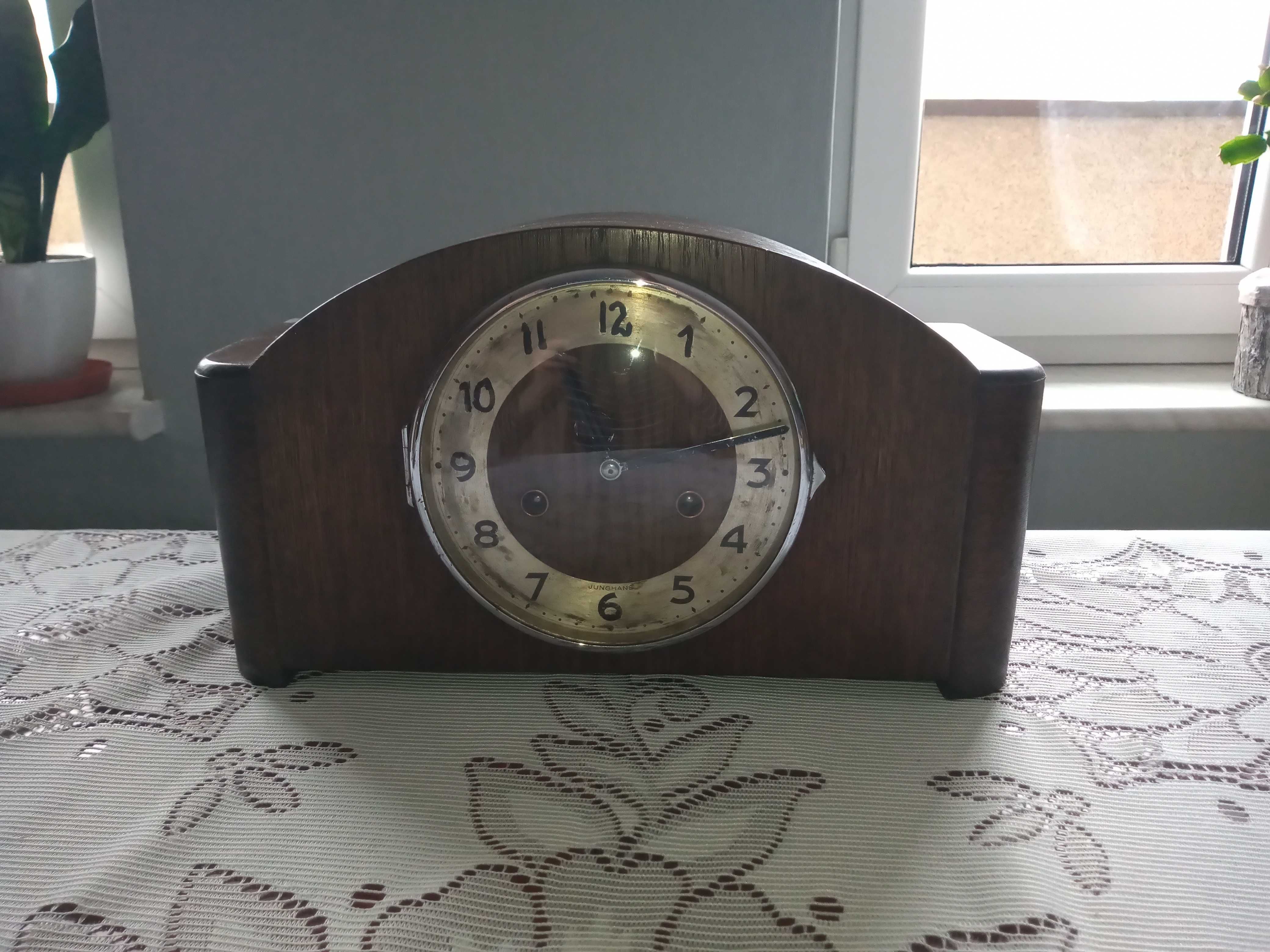 Stary zegar kominkowy Junghans