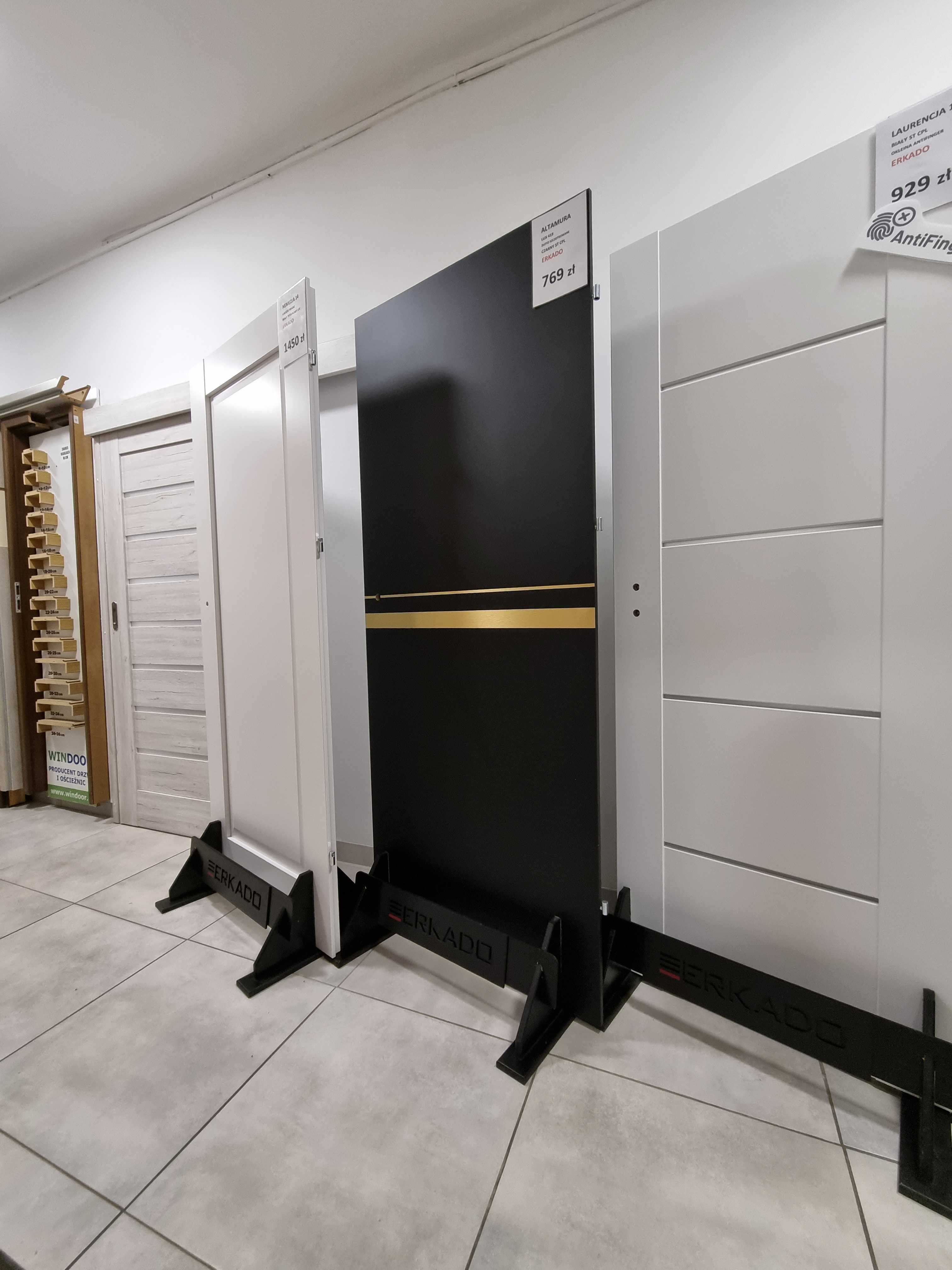 *OD RĘKI* Ościeżnica reg. ERKADO BIAŁY, DĄB NATUR PREMIUM 60,70,80,90