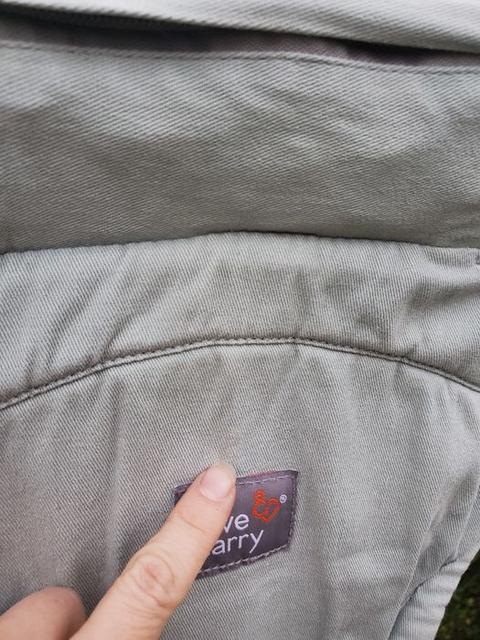Фірмовий м'ятний Хіпсіт ергорюкзак 6в1 Love and Carry з капюшоном зеле