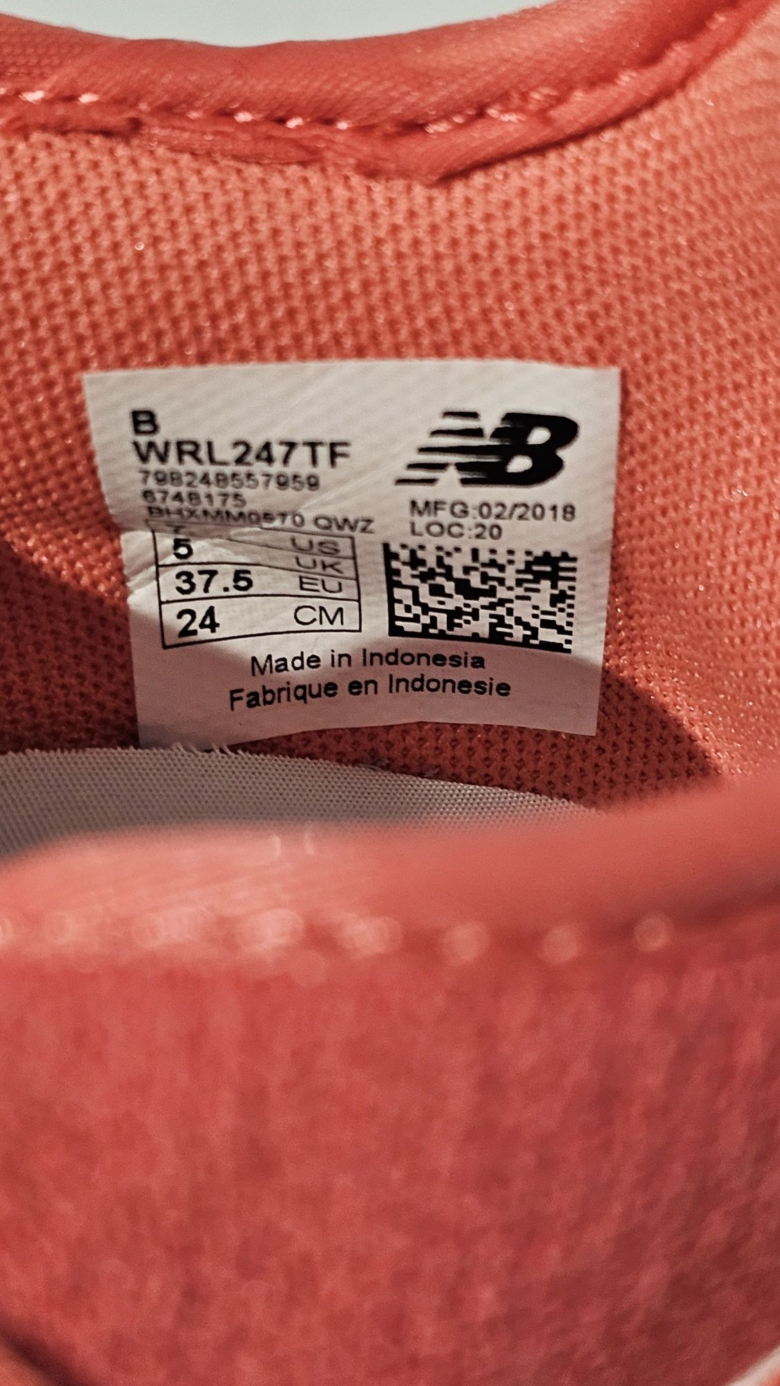 Buty damskie sportowe New Balance w opakowaniu fabrycznym rozmiar 37.5