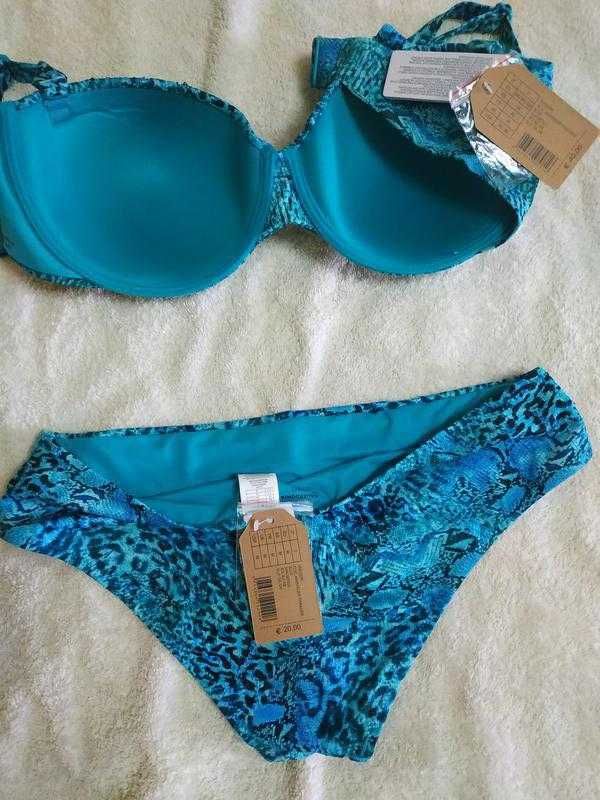 Шикарный яркий купальник на пышные формы Calzedonia