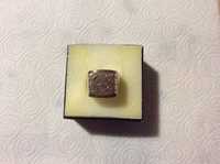 Эксклюзивный мужской золотой перстень,пр. 585, р.20 - 20,5.